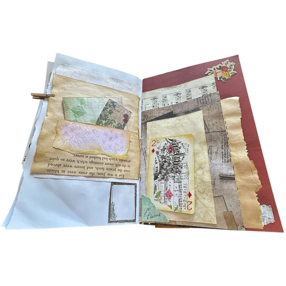 Fall Woodland Forest Themed Handmade Junk Journal